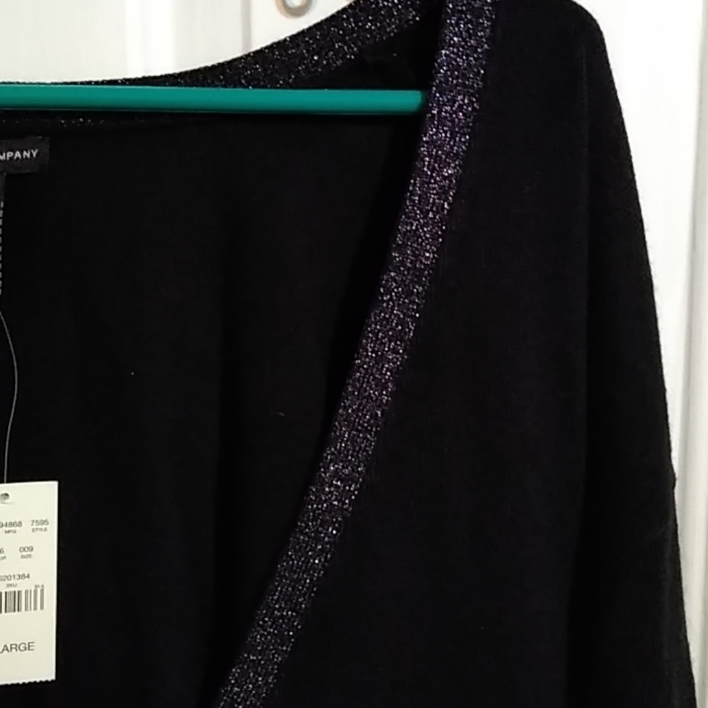 NWT New York company dressy black cardigan - Picture 3 of 4